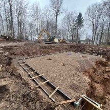 Foundation under construction