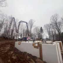 Foundation under construction