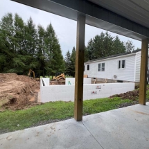 Foundation under construction