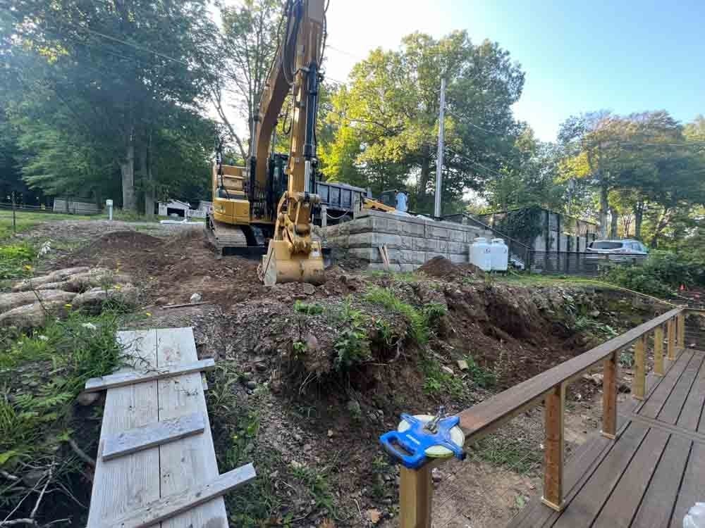 Hardscaping & Retaining Walls, Excavation & Site Work